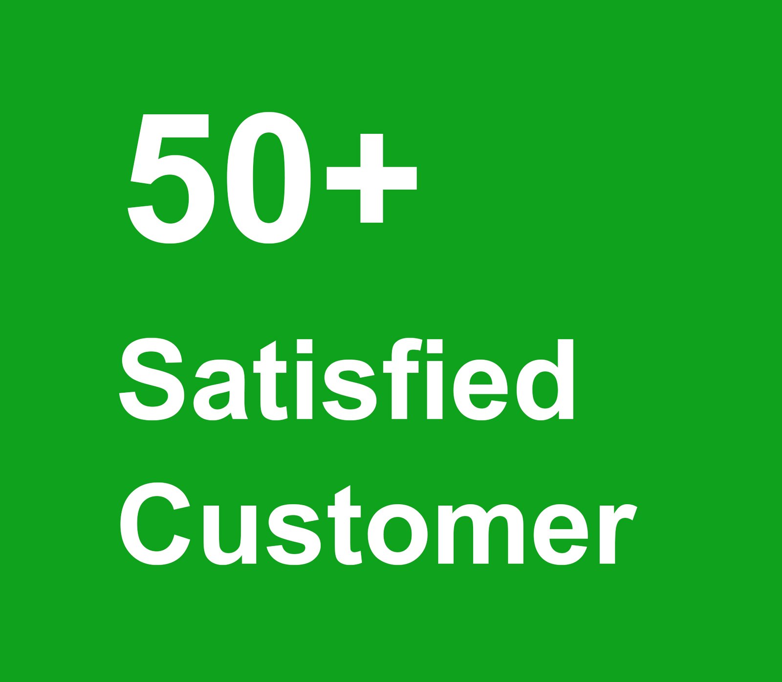 50+ satisfied customers